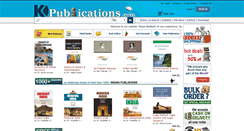 Desktop Screenshot of kkpublications.com