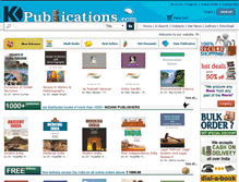 Tablet Screenshot of kkpublications.com